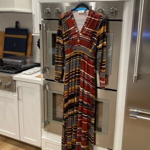 Veronica M stripped dress in excellent condition.